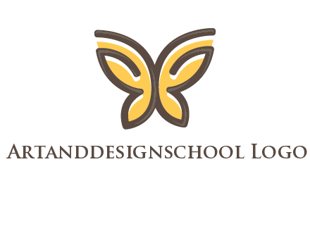 butterfly outline logo