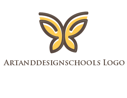 butterfly outline logo