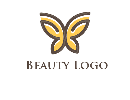 butterfly outline logo