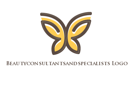butterfly outline logo