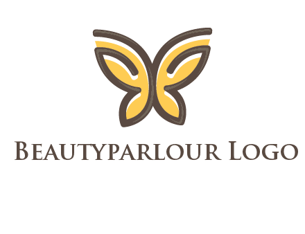 butterfly outline logo