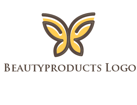 butterfly outline logo