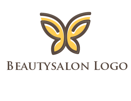 butterfly outline logo