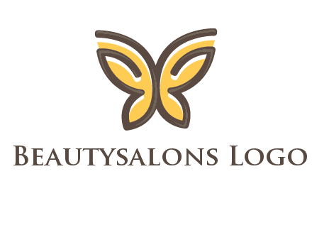 butterfly outline logo