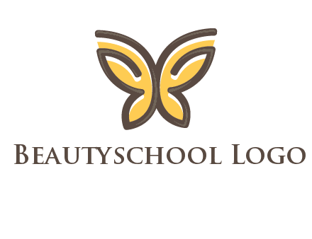 butterfly outline logo