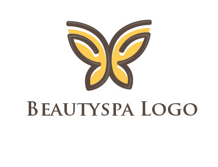 butterfly outline logo