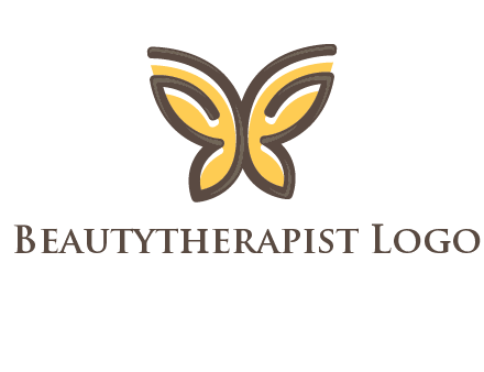 butterfly outline logo