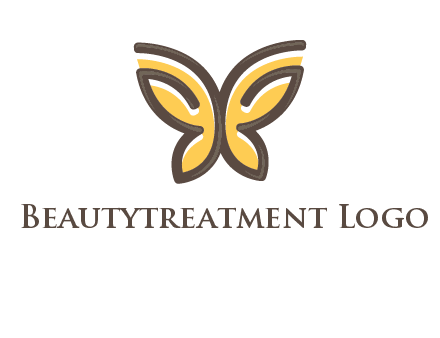 butterfly outline logo