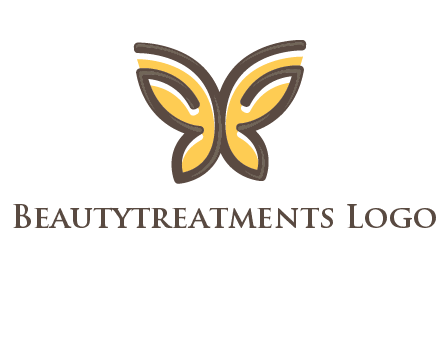 butterfly outline logo