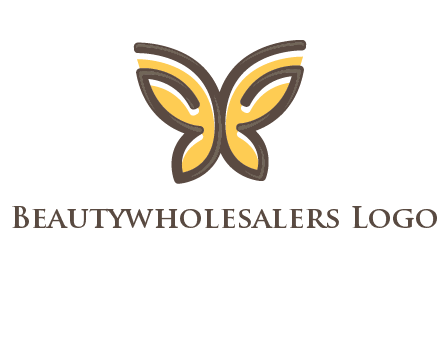 butterfly outline logo