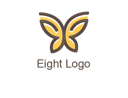 butterfly outline logo