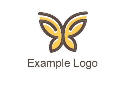 butterfly outline logo