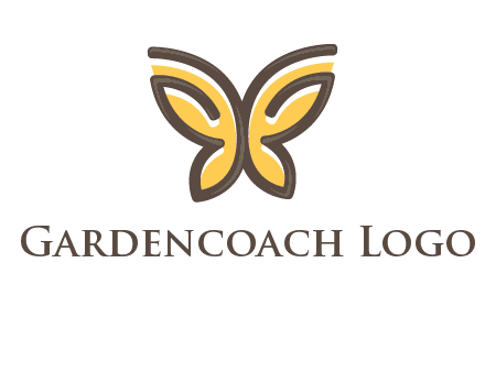 butterfly outline logo