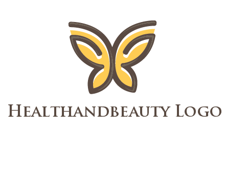 butterfly outline logo