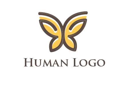 butterfly outline logo