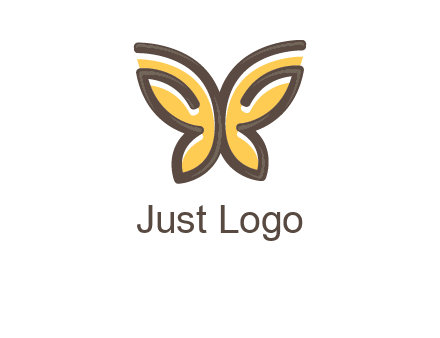 butterfly outline logo