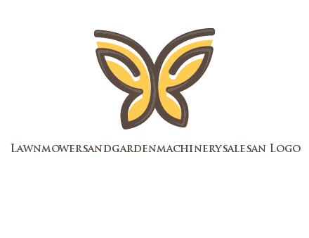 butterfly outline logo