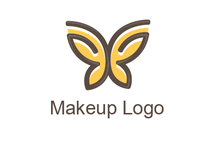 butterfly outline logo
