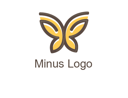 butterfly outline logo