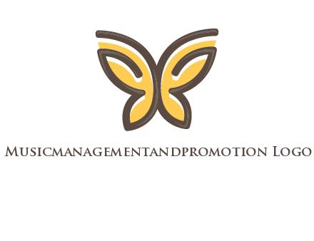 butterfly outline logo