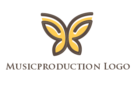 butterfly outline logo