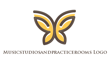 butterfly outline logo