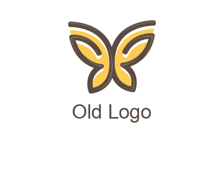 butterfly outline logo