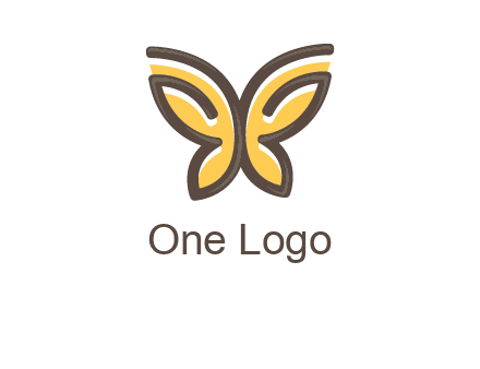 butterfly outline logo