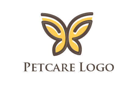 butterfly outline logo