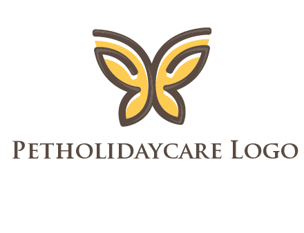 butterfly outline logo