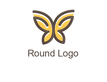 butterfly outline logo