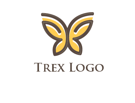 butterfly outline logo