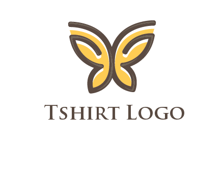 butterfly outline logo