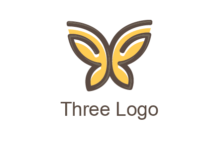 butterfly outline logo