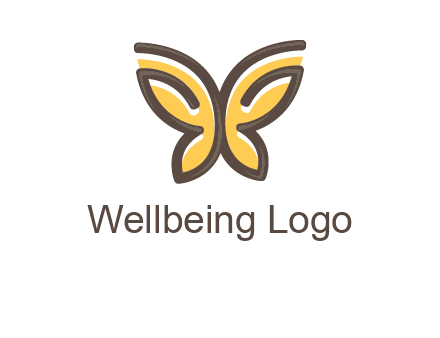 butterfly outline logo