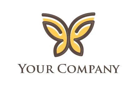 butterfly outline logo