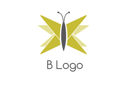 abstract moth logo