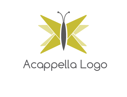 abstract moth logo