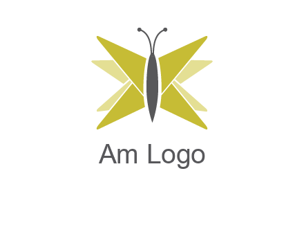 abstract moth logo