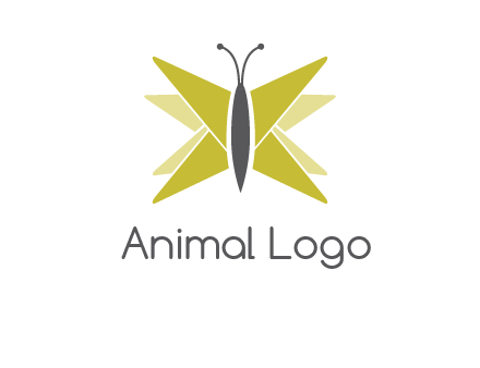 abstract moth logo