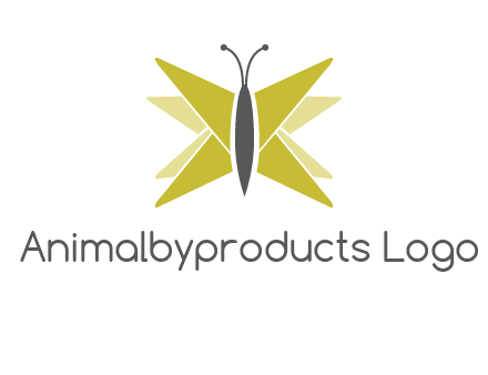 abstract moth logo