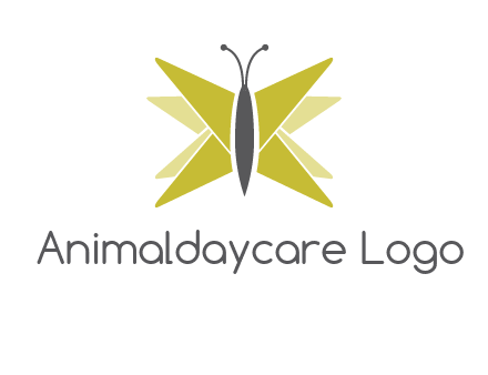 abstract moth logo