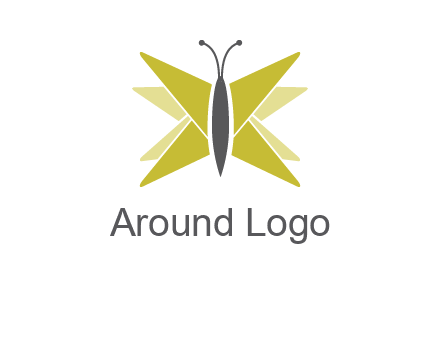 abstract moth logo