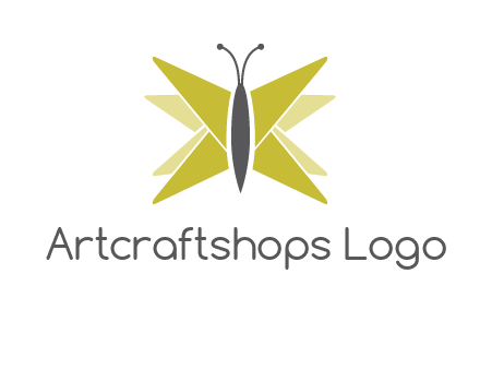 abstract moth logo