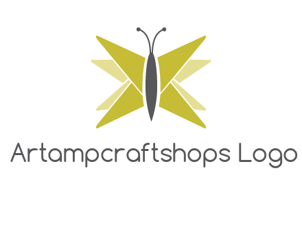 abstract moth logo