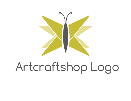 abstract moth logo