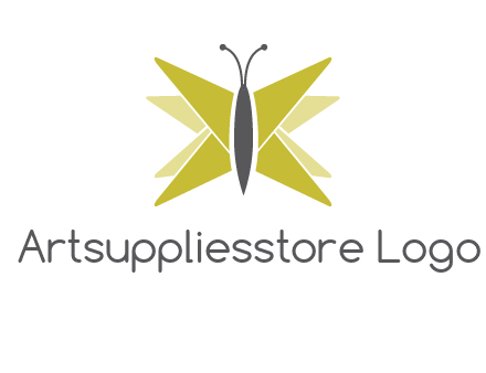 abstract moth logo