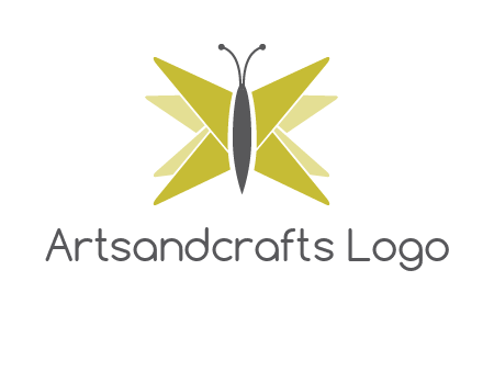 abstract moth logo