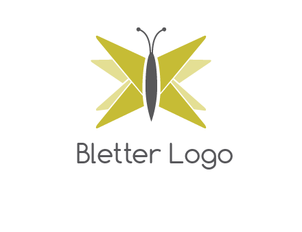 abstract moth logo
