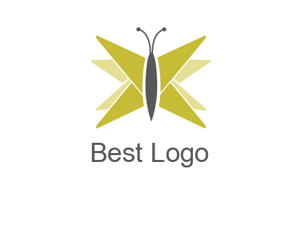 abstract moth logo